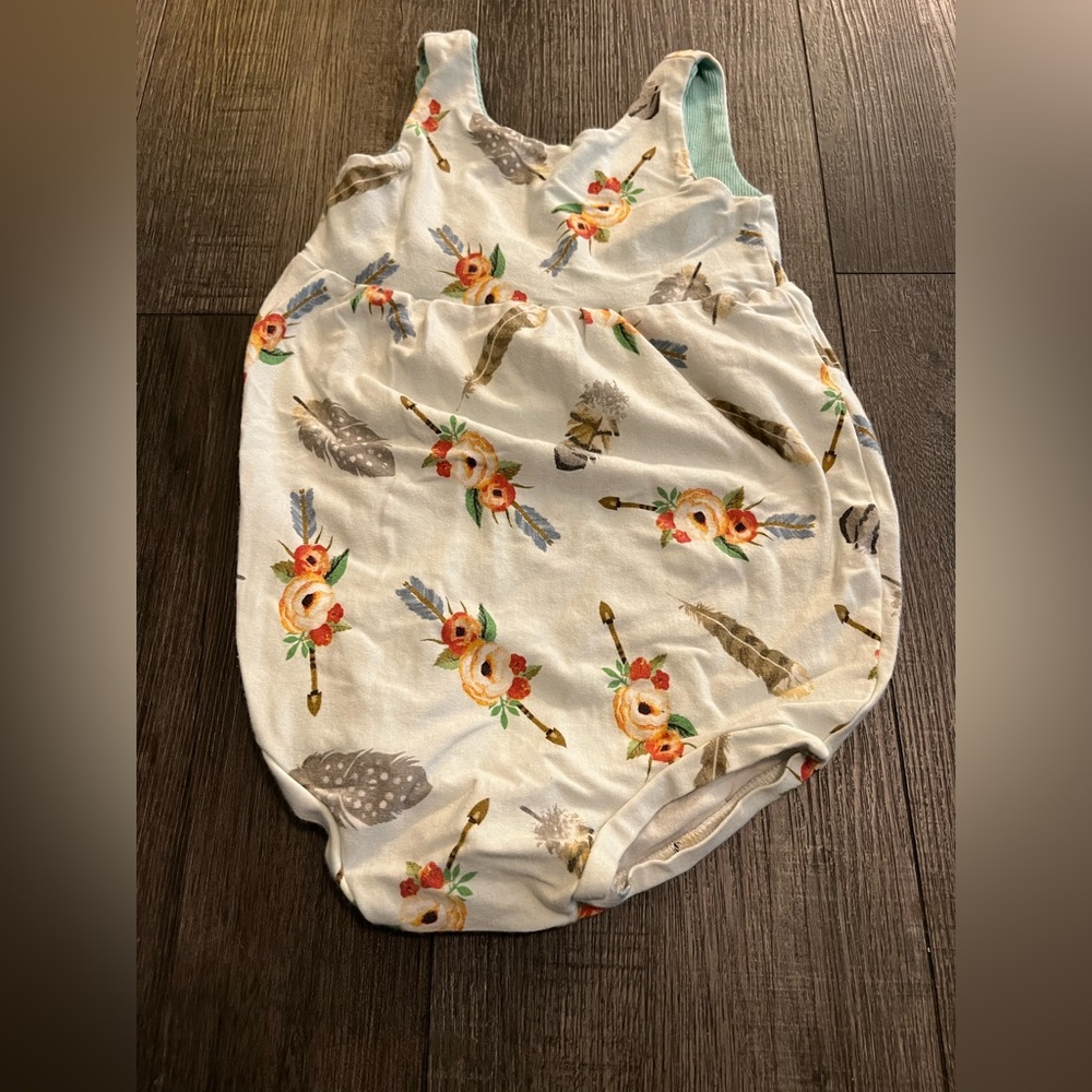 Handmade boutique bubble romper